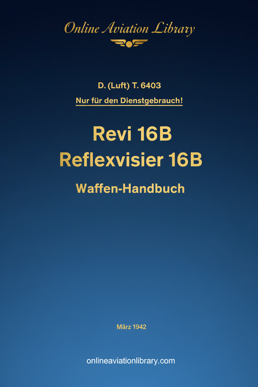 Revi 16B Reflexvisier Cover Page