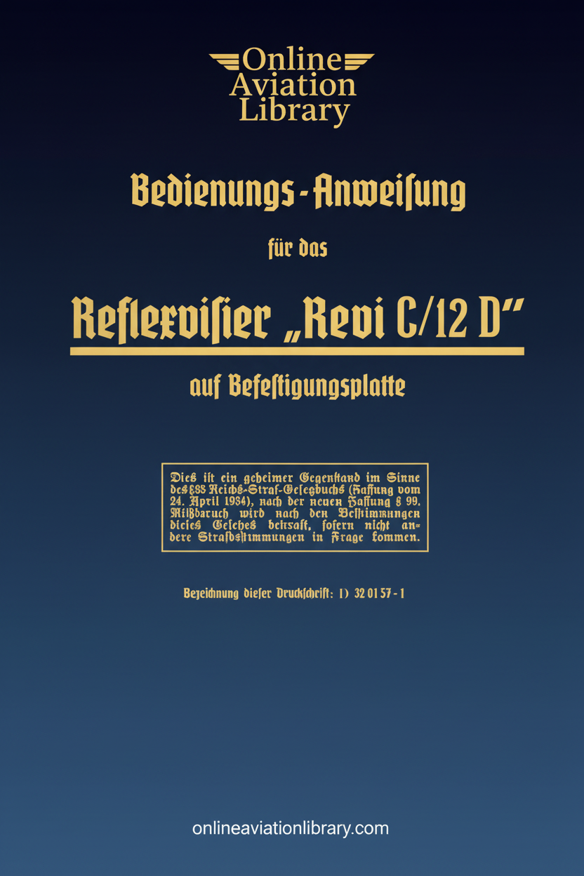 Revi C/12 D Reflexvisier Cover Page