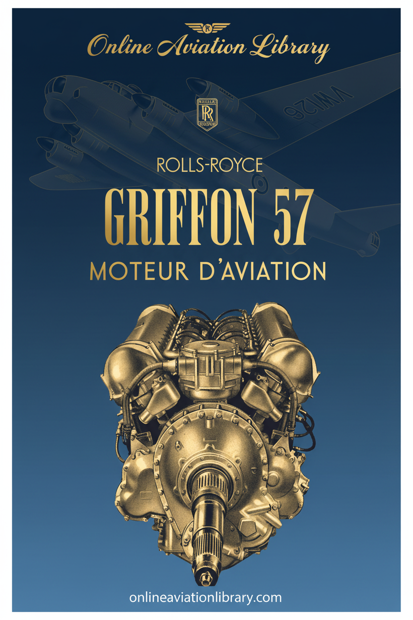 Rolls-Royce Griffon 57 Aviation Engine Manual Cover Page