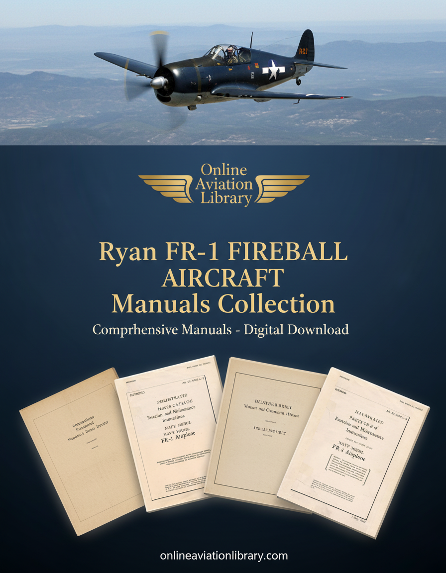Ryan FR-1 Fireball Aircraft Manuals Collection Banner