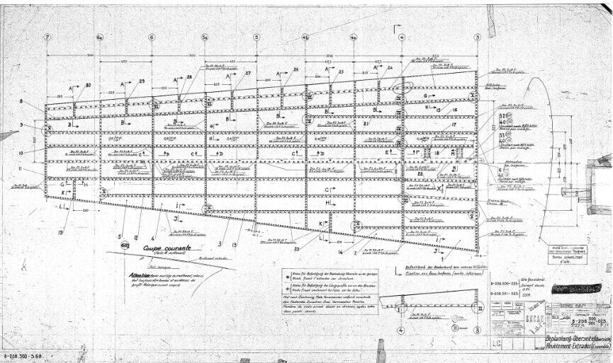 Messerchmitt Bf / Me 208 - Nord 1102 Noralpha Aircraft Blueprints Engineering Construction Drawings - Download