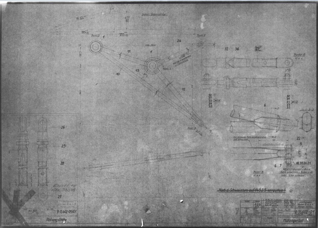 Klemm 35 Aircraft Blueprints Engineering Construction Drawings - Download