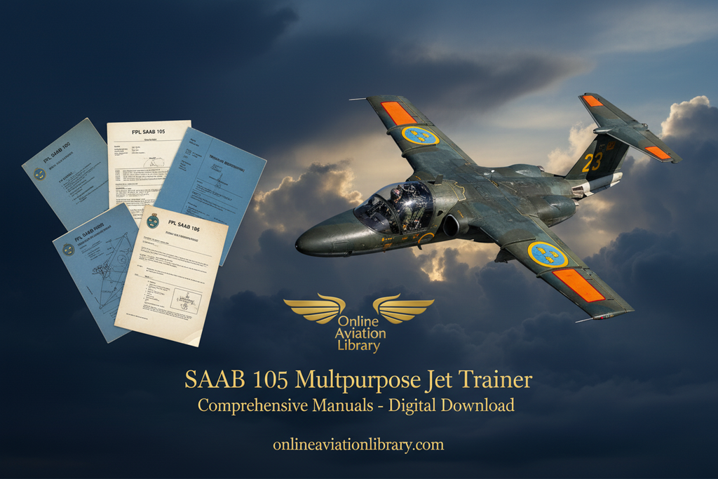 SAAB 105 Multipurpose Jet Trainer LB4 Banner