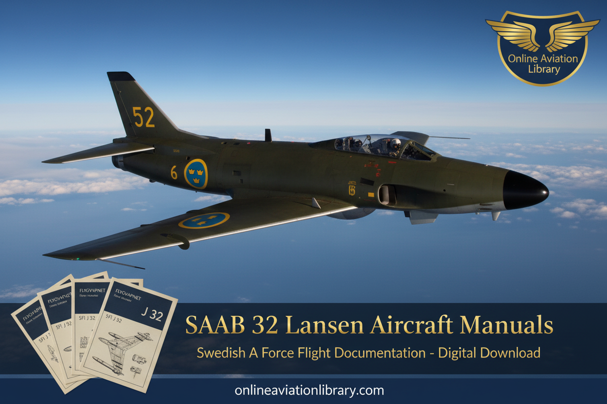 SAAB 32 Lansen Promotional Banner