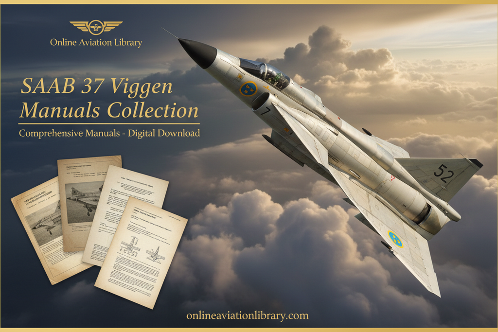 SAAB 37 Viggen Manuals Collection LB4 Banner