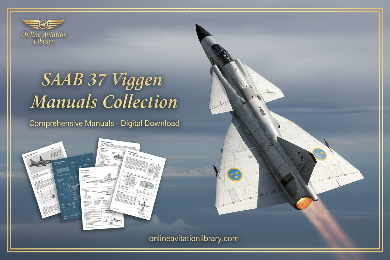 SAAB 37 Viggen Manuals Collection LB4 Banner