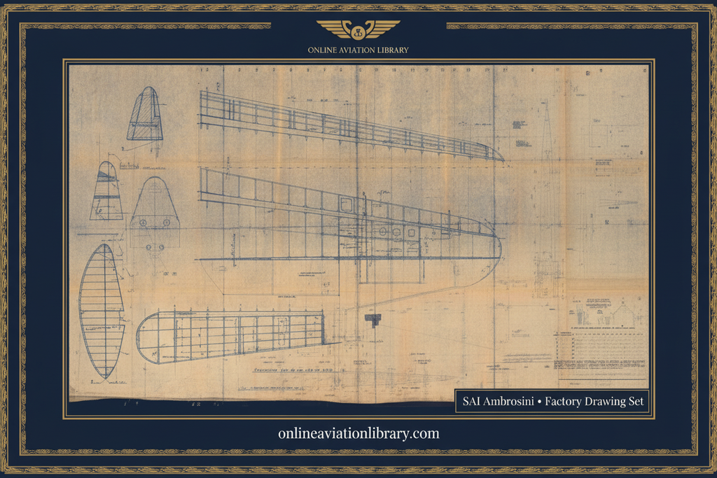 SAI Ambrosini Dark Blueprint Banner