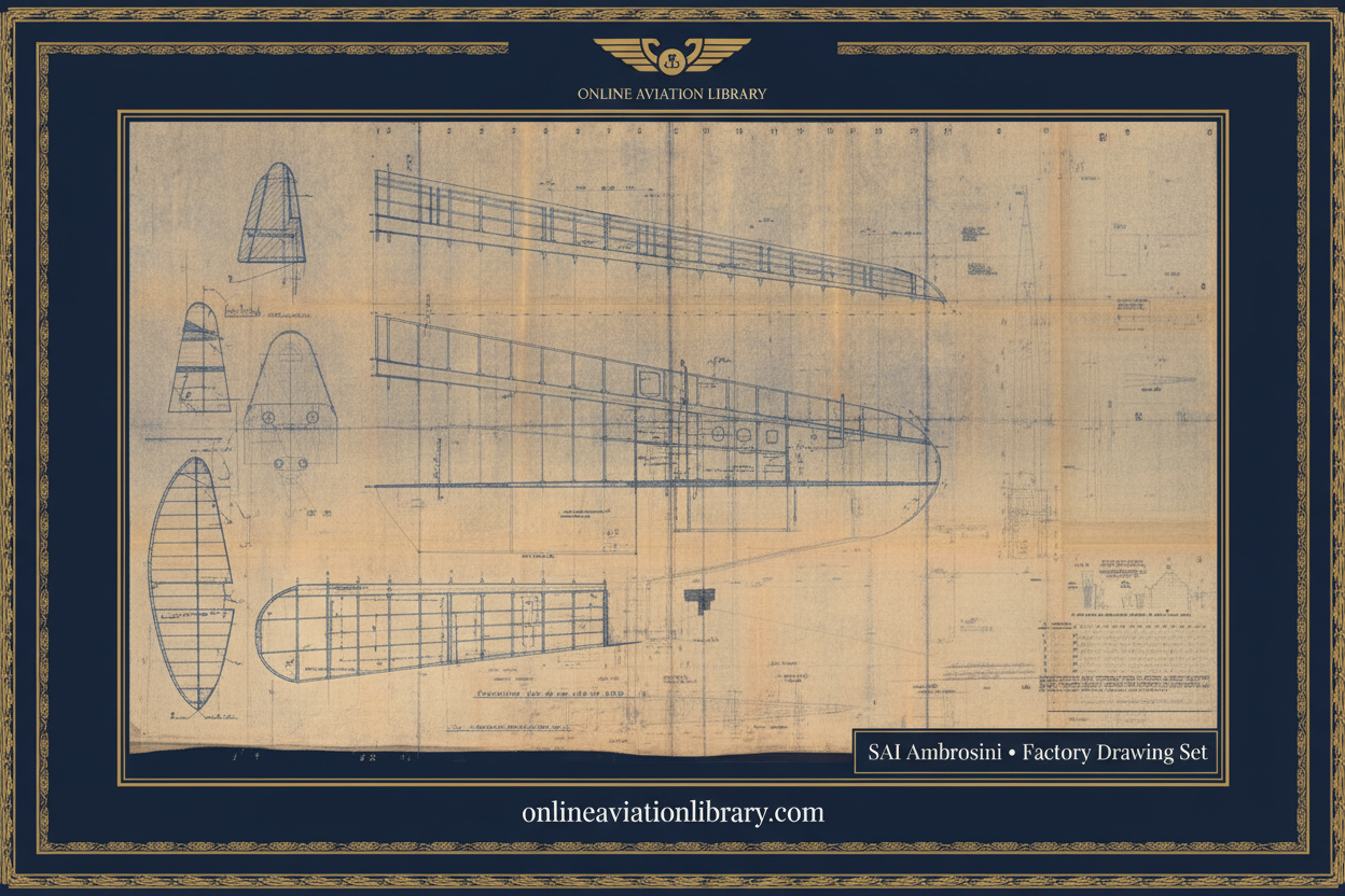 SAI Ambrosini Dark Blueprint Banner