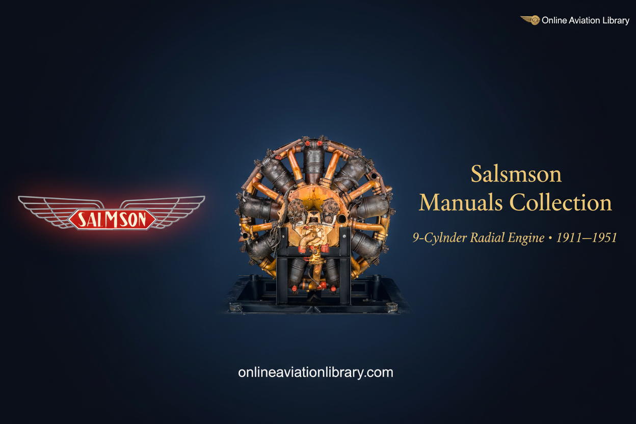 Salmson LB4 Banner 1 - Engine Front + Logo