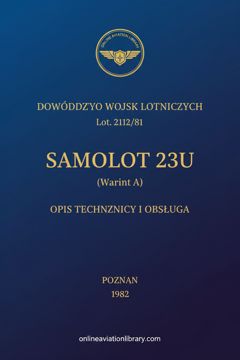 Samolot 23U Standard Cover Page TEXT