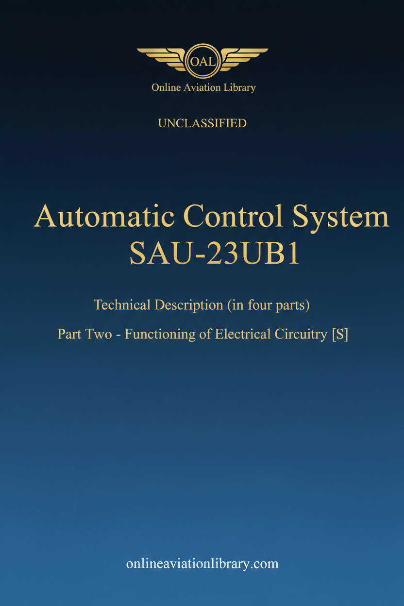 SAU-23UB1 Part Two Standard Cover Page TEXT