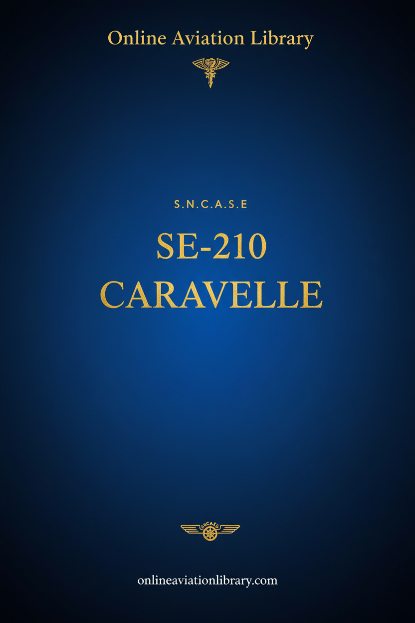 SE-210 Caravelle Standard Cover Page