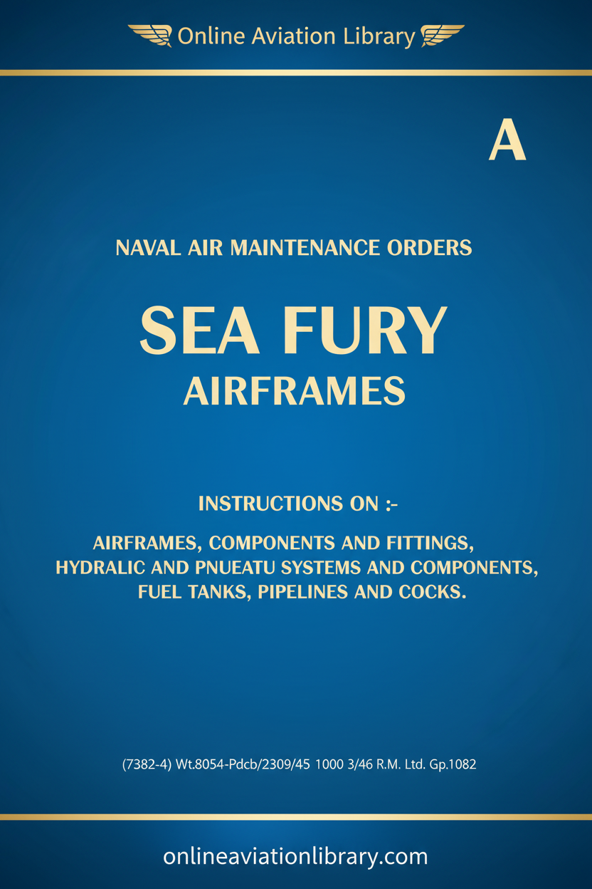 Sea Fury NAMO Airframes Cover