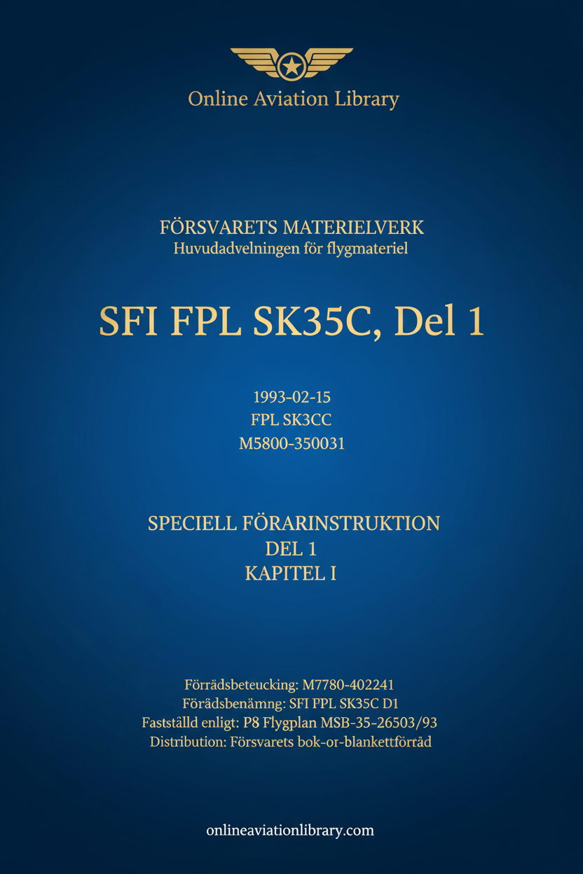 SFI FPL SK35C Cover Page
