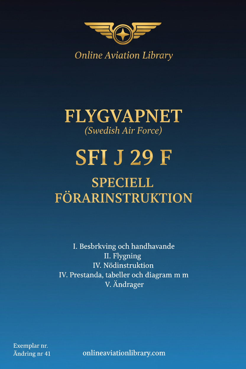 SFI J 29 F Standard Cover Page