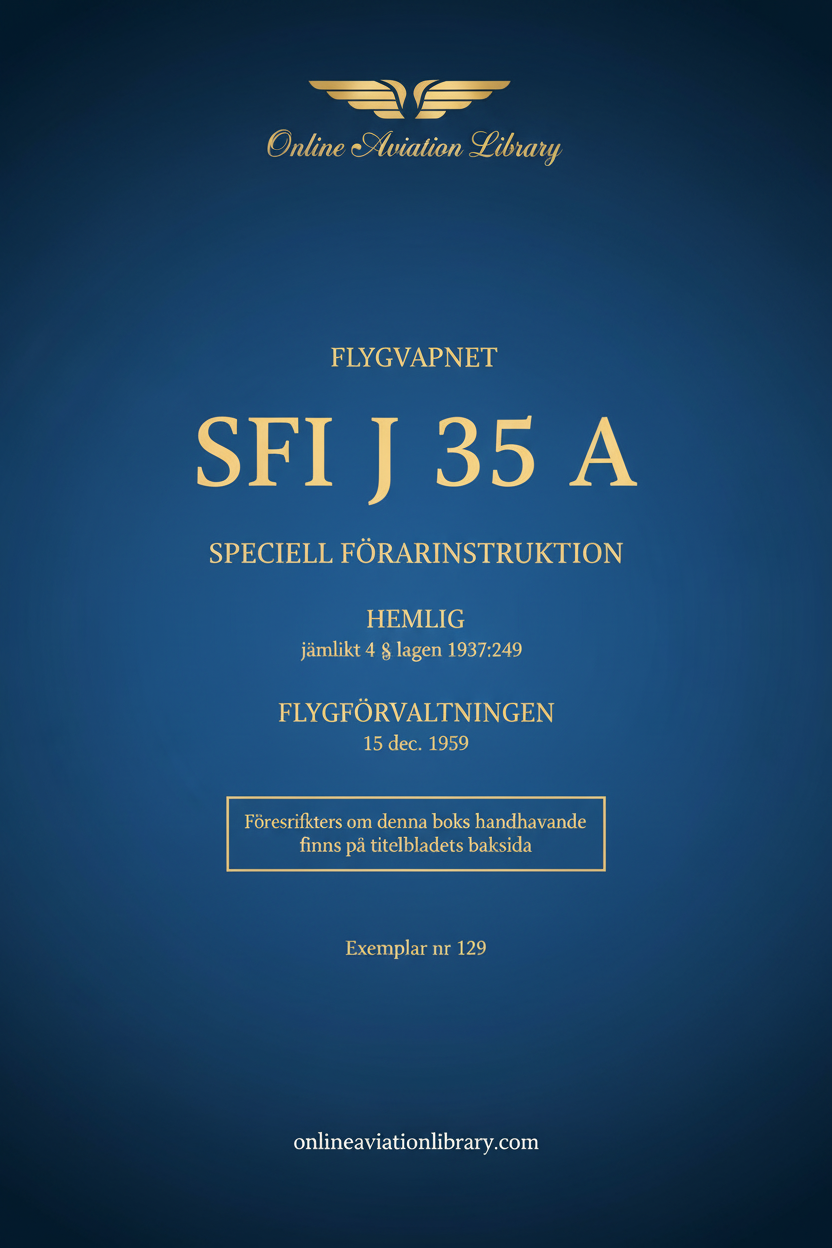 SFI J 35 A Cover Page