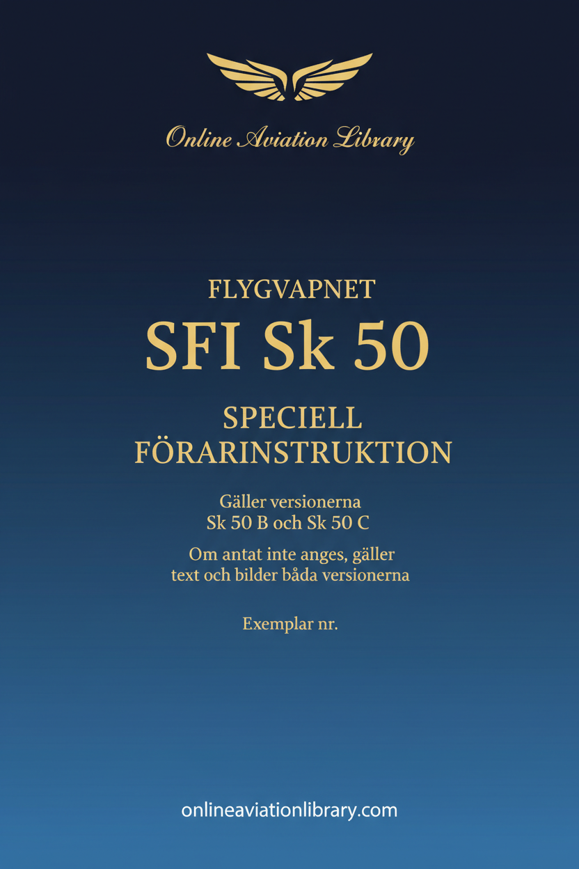 SFI Sk 50 Standard Cover Page