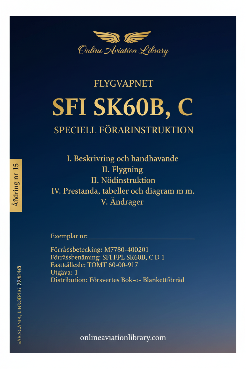 SFI SK60B, C Standard Cover Page