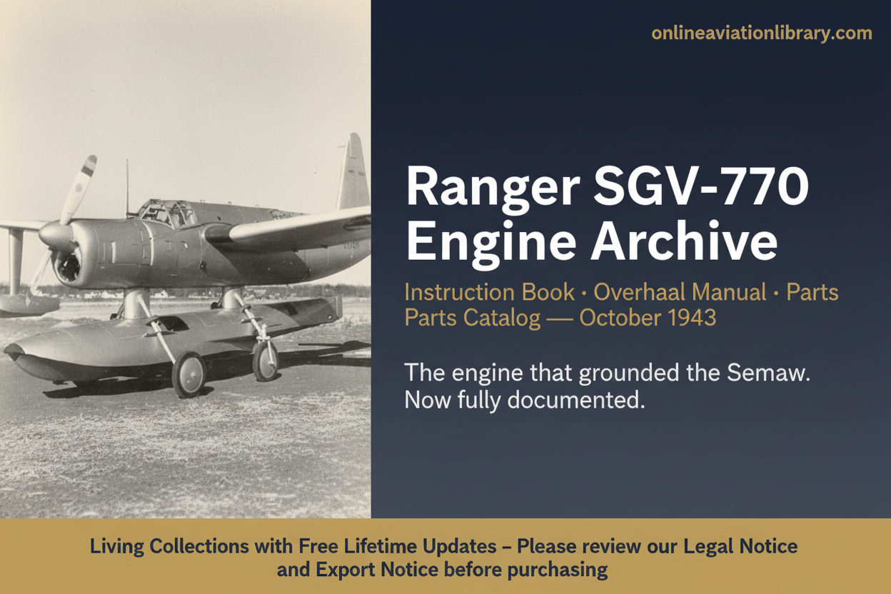 SO3C Seamew — Ranger SGV-770 Engine Banner