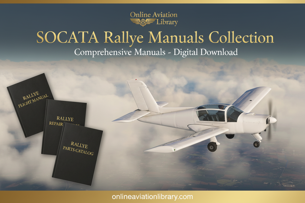 SOCATA Rallye Manuals Collection LB4 Banner - Clean