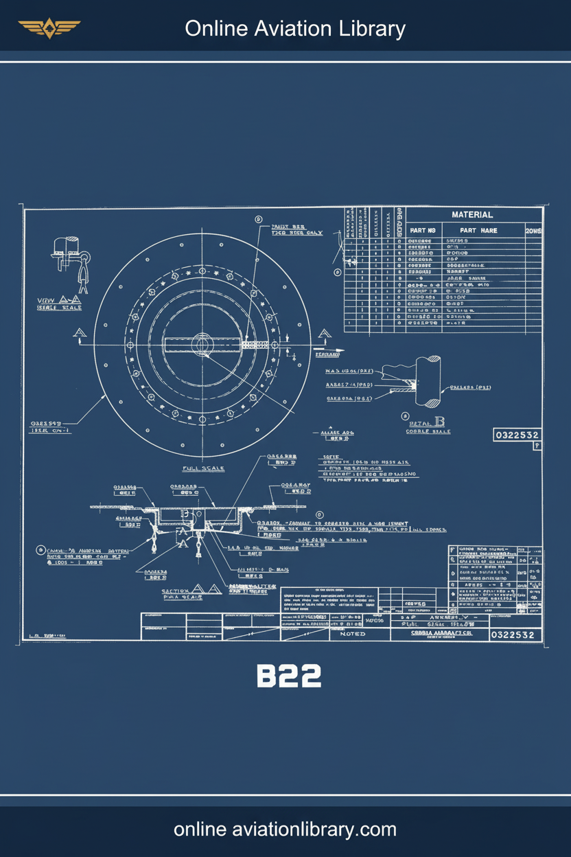 Standard Blueprints Cover - Cessna Fuel Cell Filler