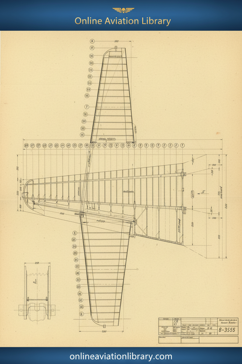 Standard Blueprints Cover Yellow - Left Wing Structure