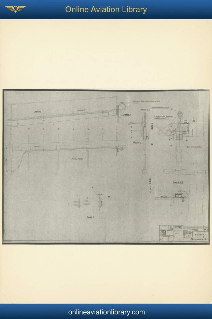Standard Blueprints Cover Yellow - Multi-View Technical Drawing