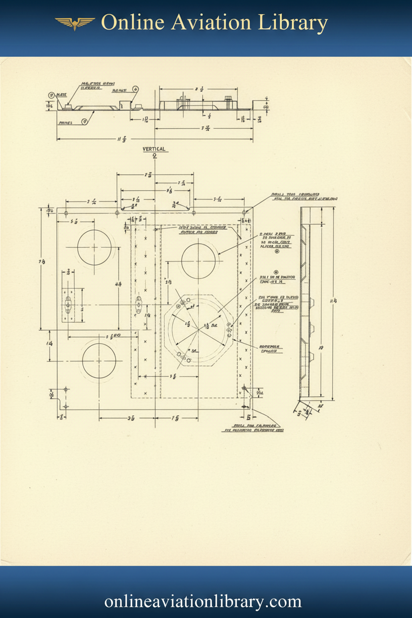 Standard Blueprints Cover Yellow - P-47 Panel Assembly