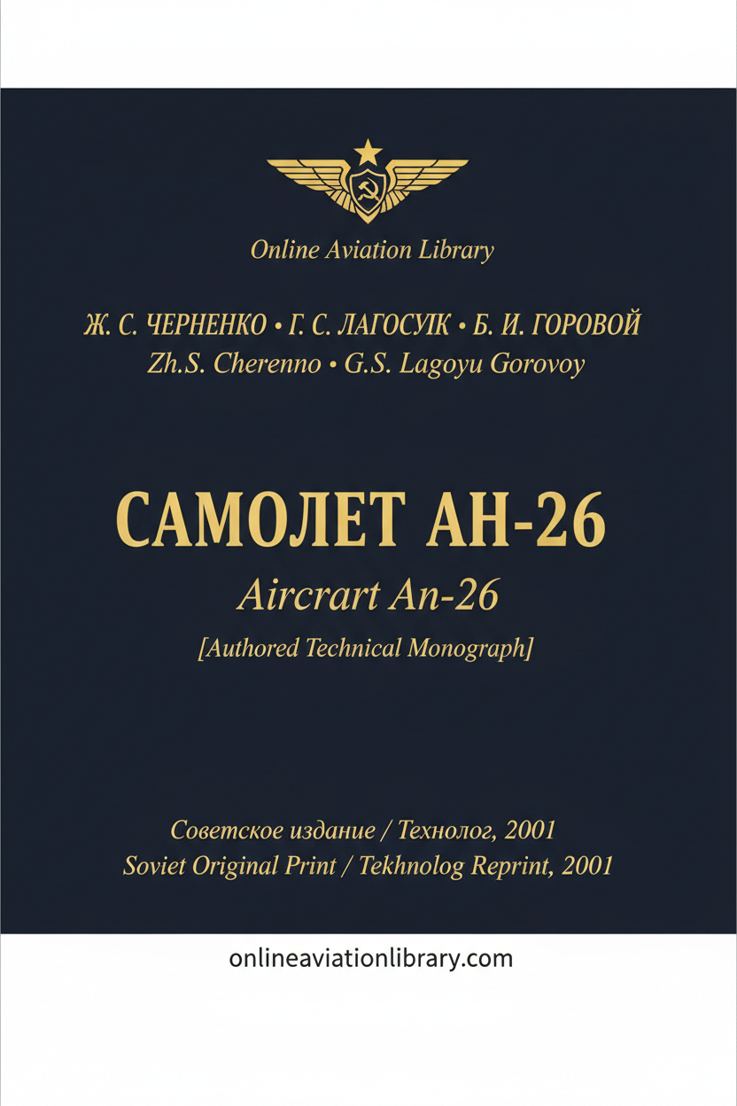 Standard Cover — Самолет Ан-26 Monograph