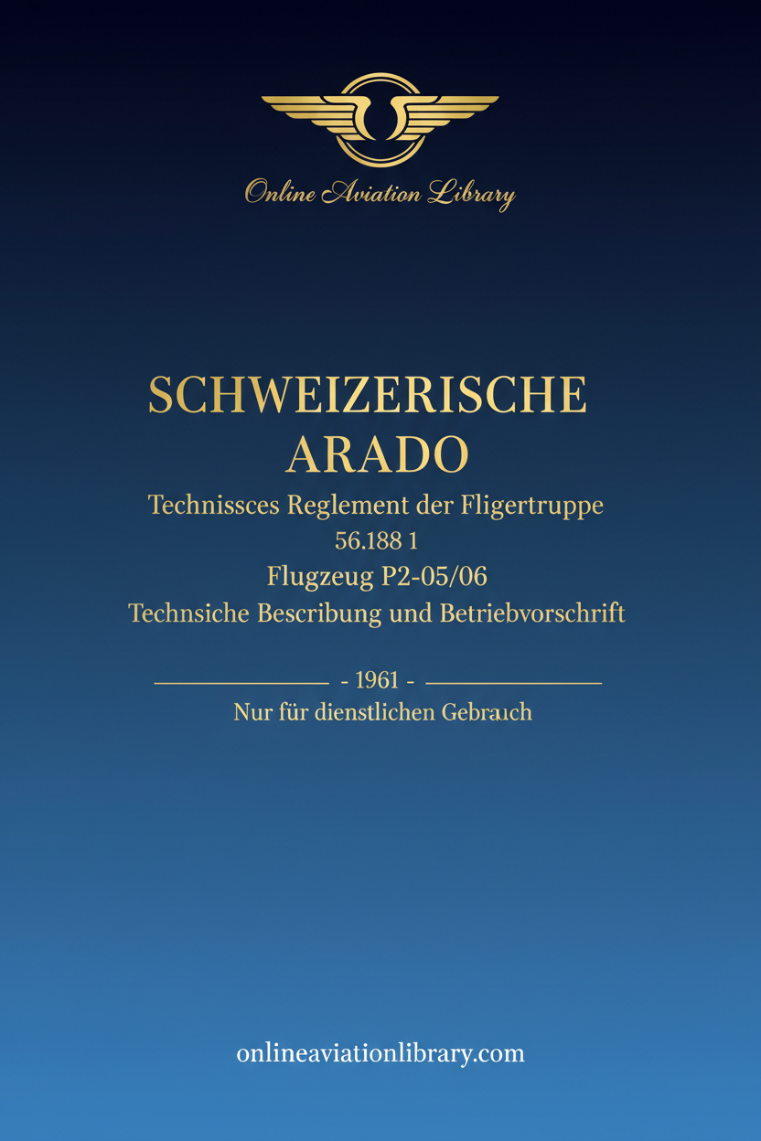 Standard Cover Page - Swiss Arado P2-05/06