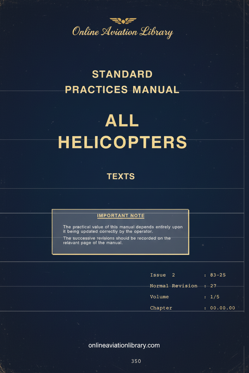 Standard Practices Manual - All Helicopters Cover Page