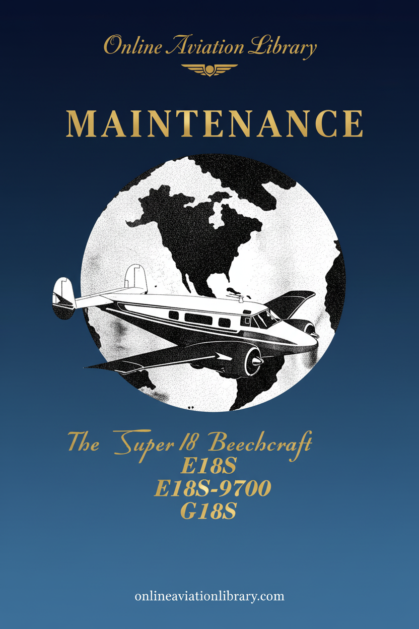 Super 18 Beechcraft Maintenance Manual Cover