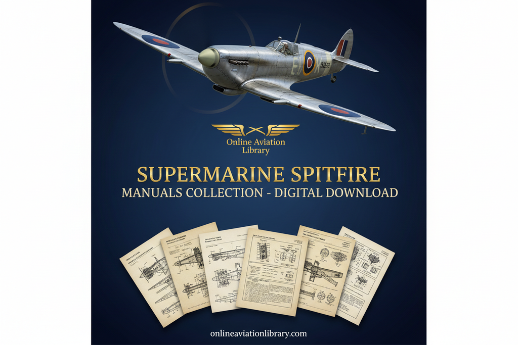 Supermarine Spitfire Manuals Collection - Digital Download Banner