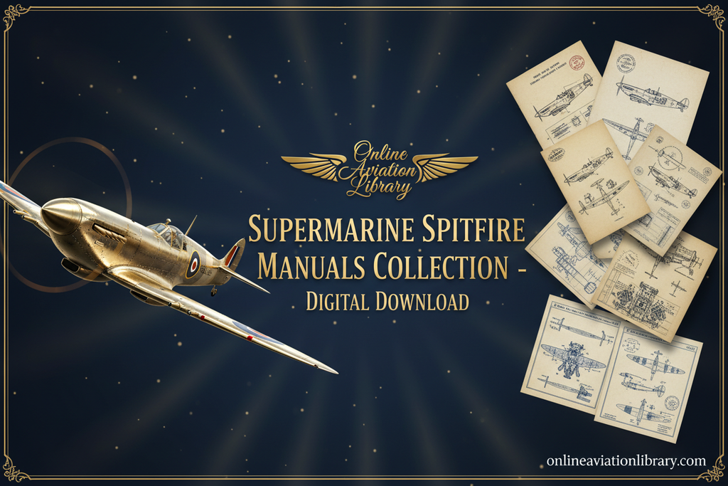 Supermarine Spitfire Aircraft Manuals Collection - Digital Download
