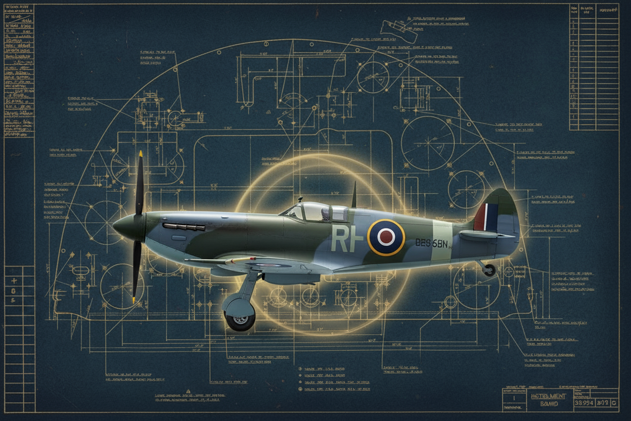 Supermarine Spitfire Mk.IX Promotional Banner - No Text