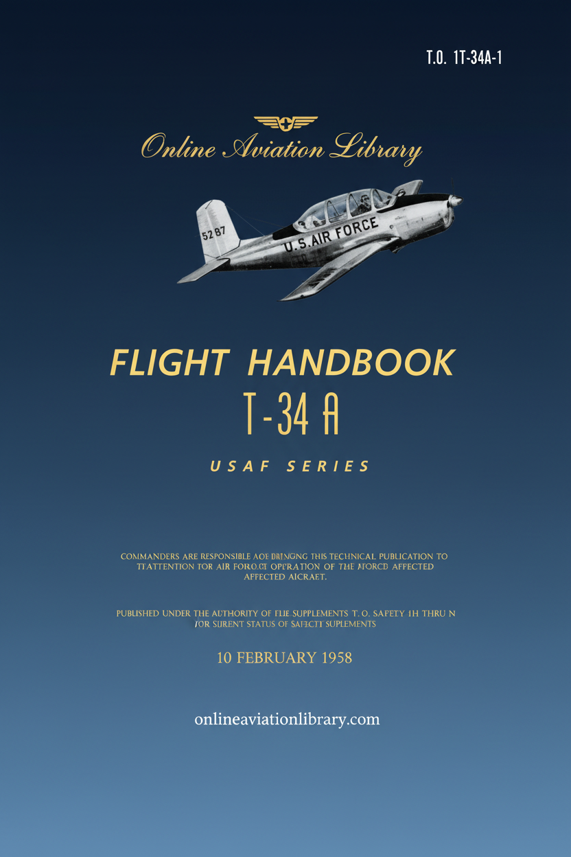 T-34A Flight Handbook Cover