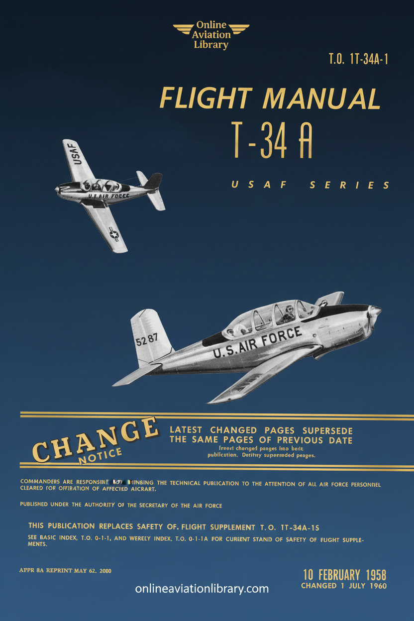 T-34A Flight Manual Cover