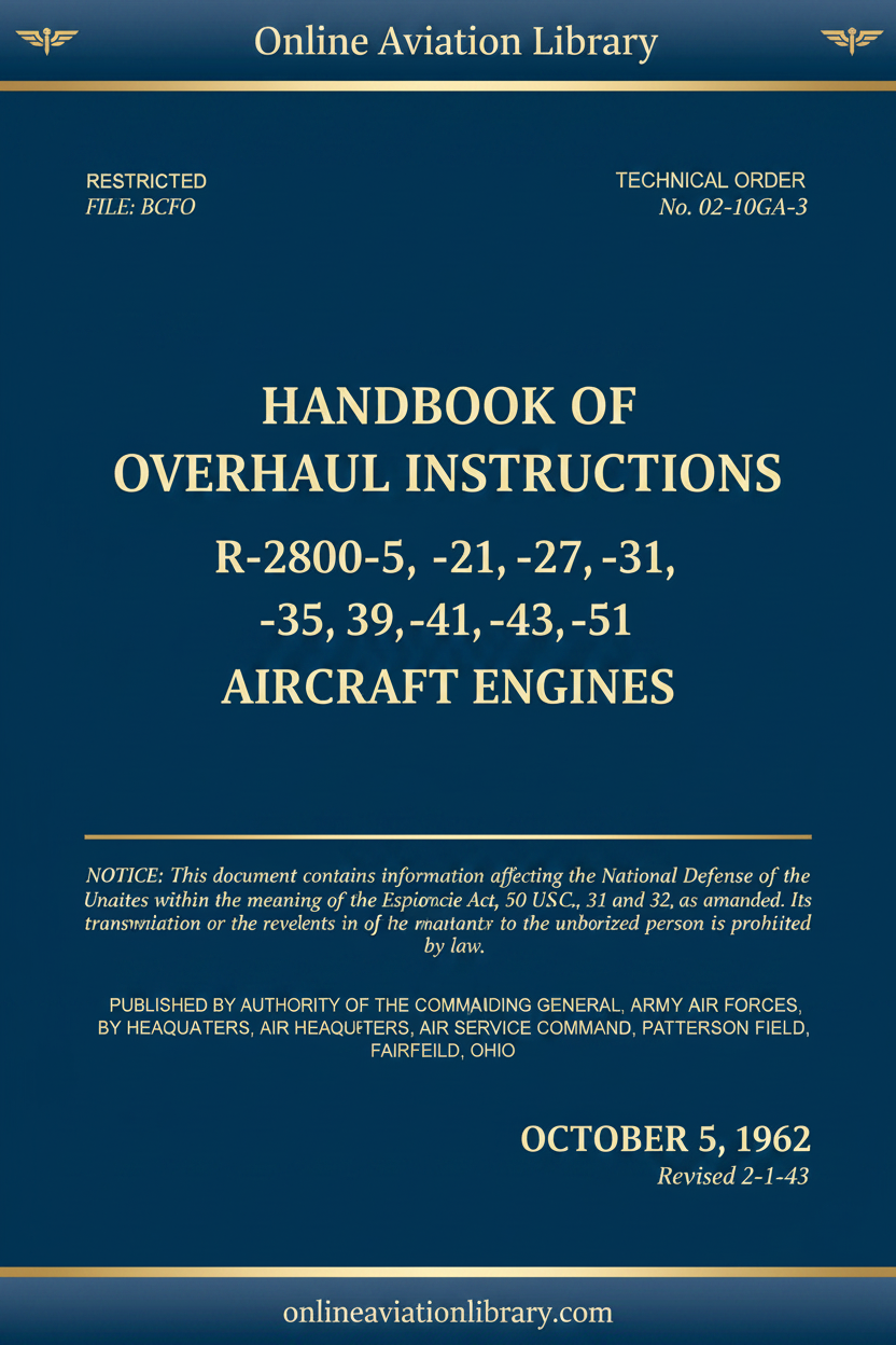 T.O. 02-10GA-3 Overhaul Instructions