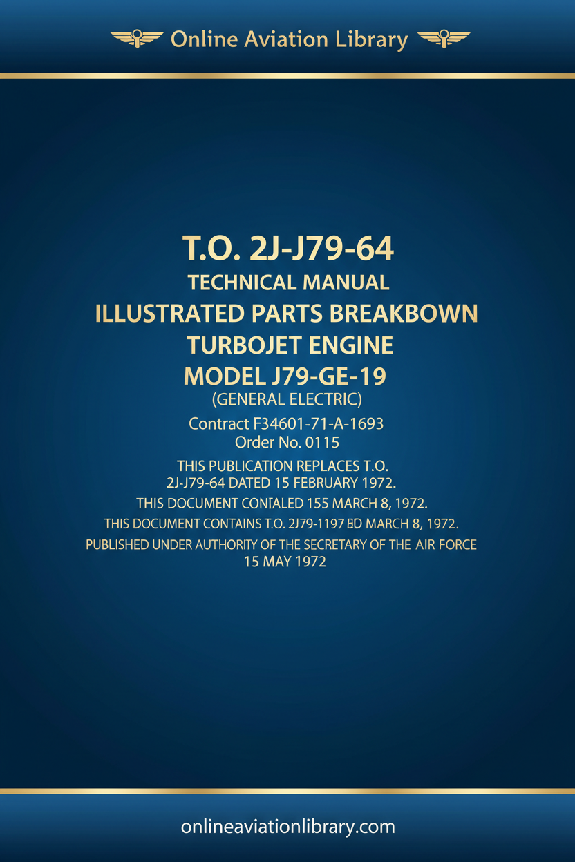 T.O. 2J-J79-64 J79-GE-19 IPB Cover Page