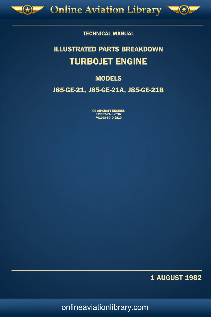 T.O. 2J-J85-94 Cover