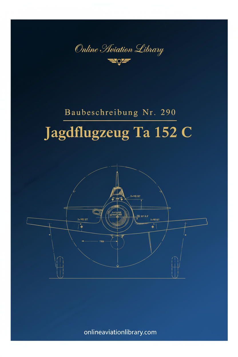 Ta 152 C Manual Cover Page