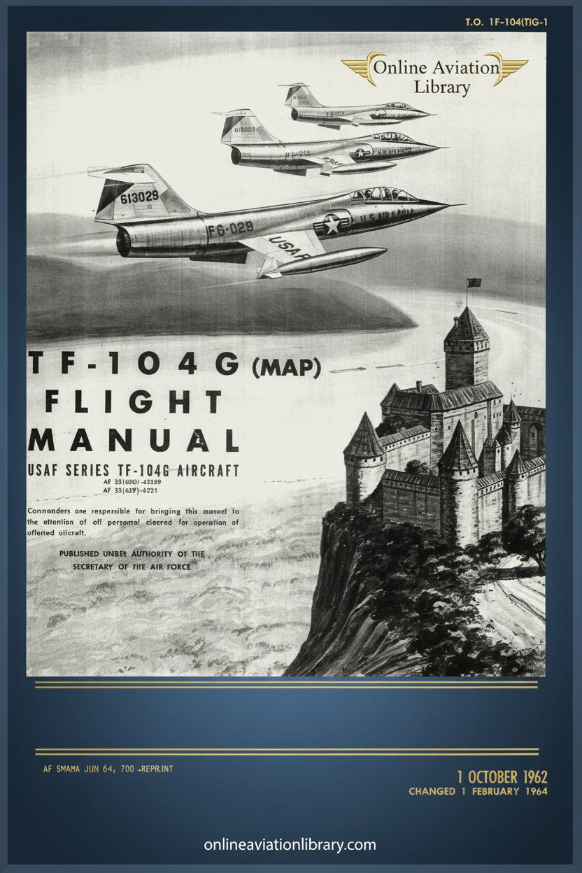 TF-104G Flight Manual Cover Page
