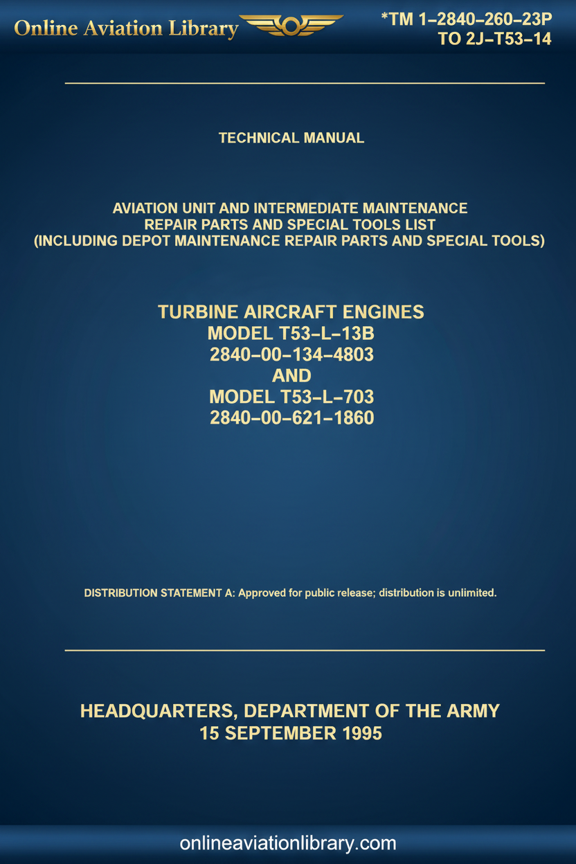TM 1-2840-260-23P Parts & Tools List Cover
