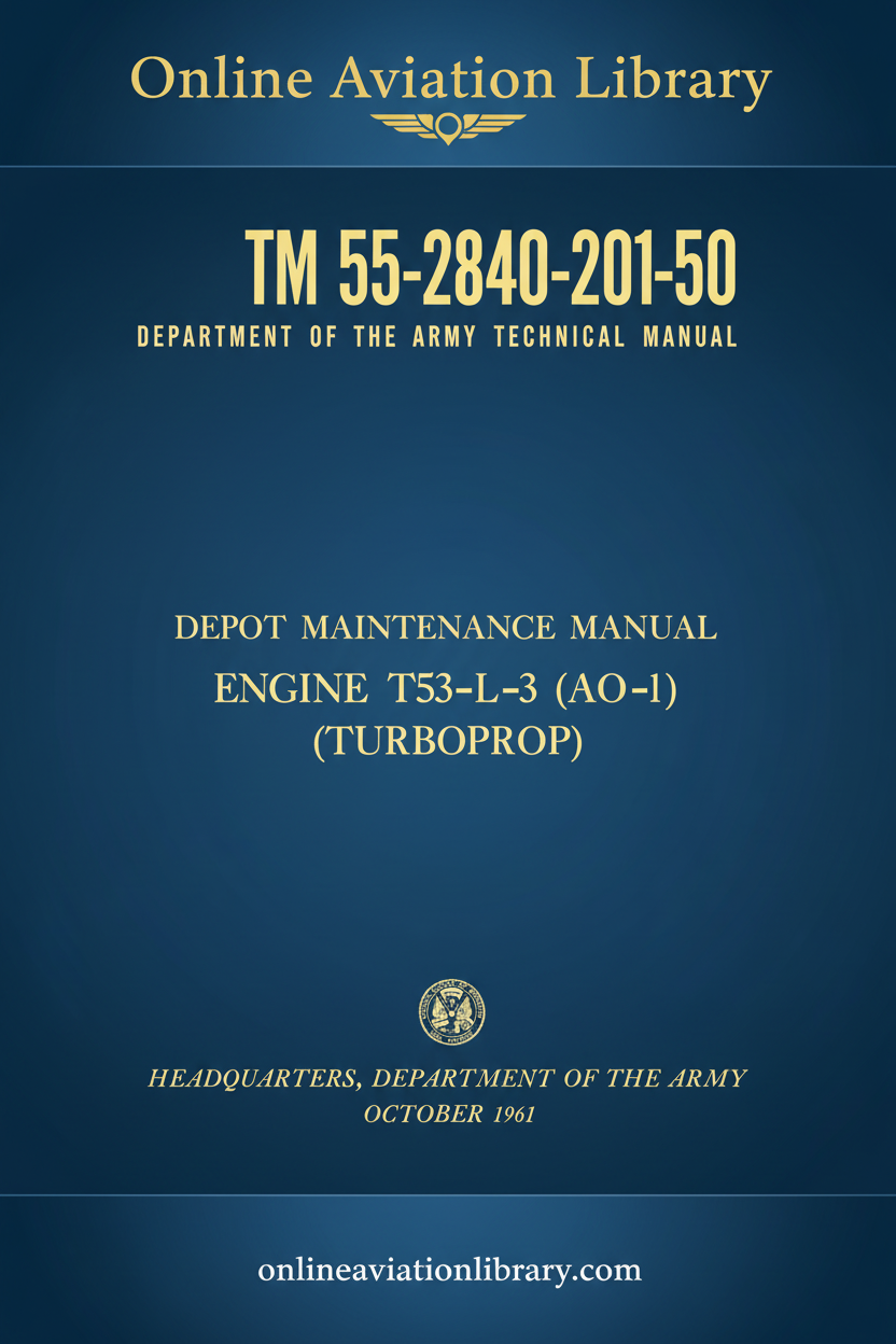 TM 55-2840-201-50 Depot Maintenance Cover