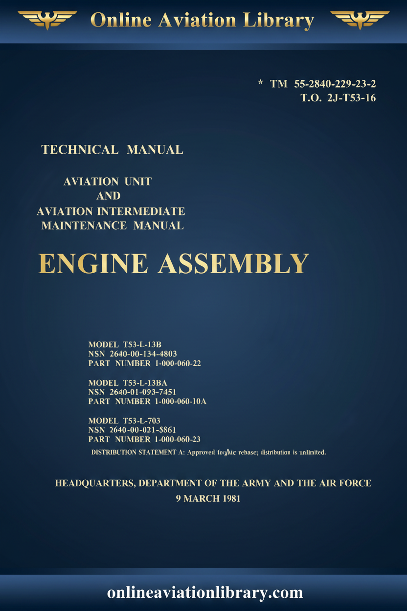 TM 55-2840-229-23-2 Engine Assembly Cover