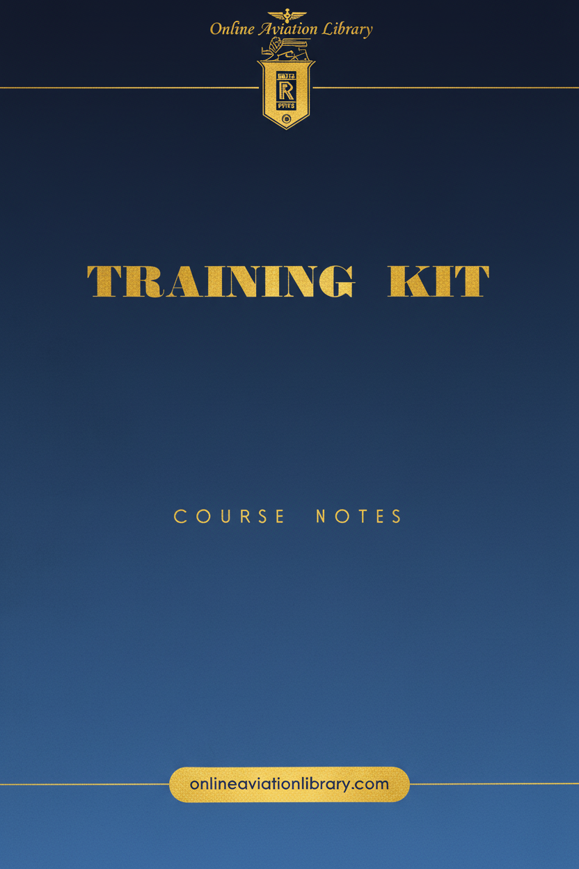 Training Kit Course Notes Cover Page