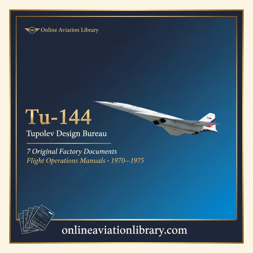 Tu-144 Promotional — Framed