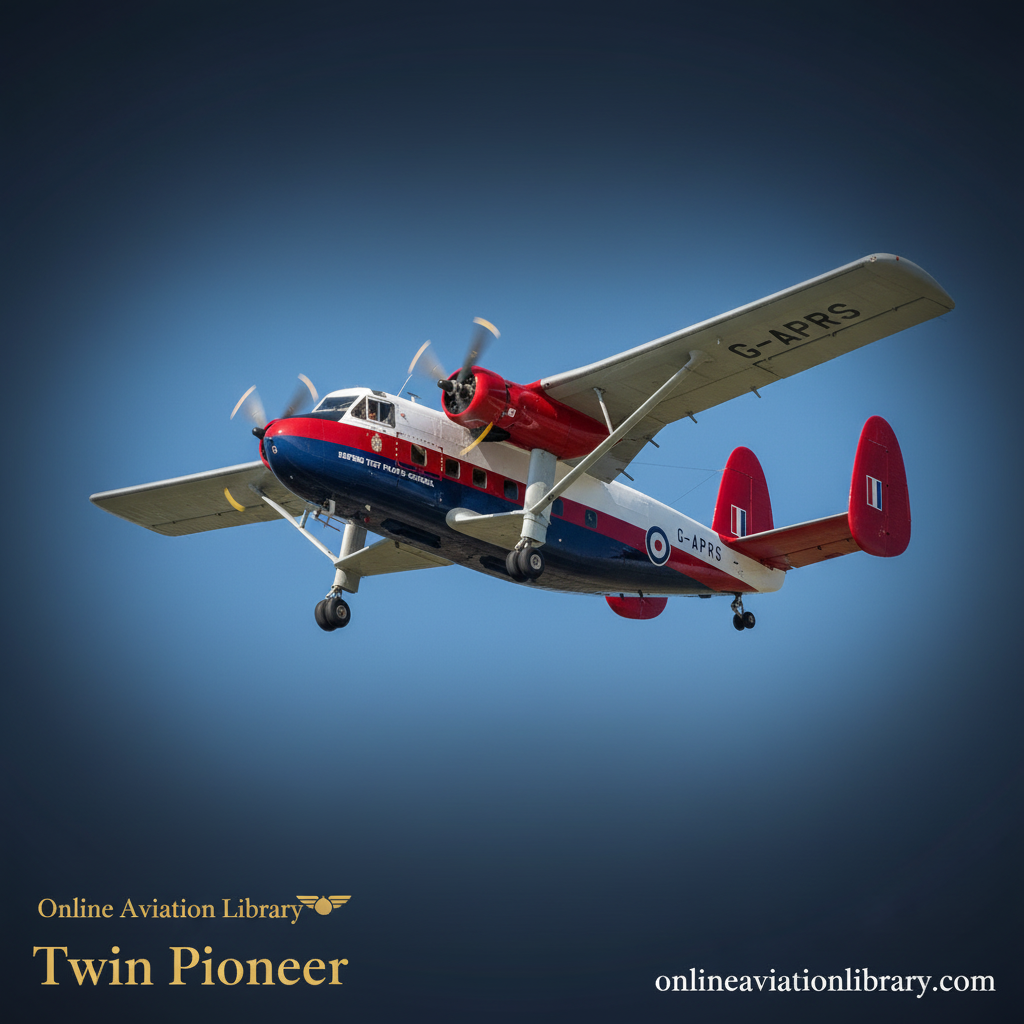 Twin Pioneer Promotional Banner — Aircraft Hero