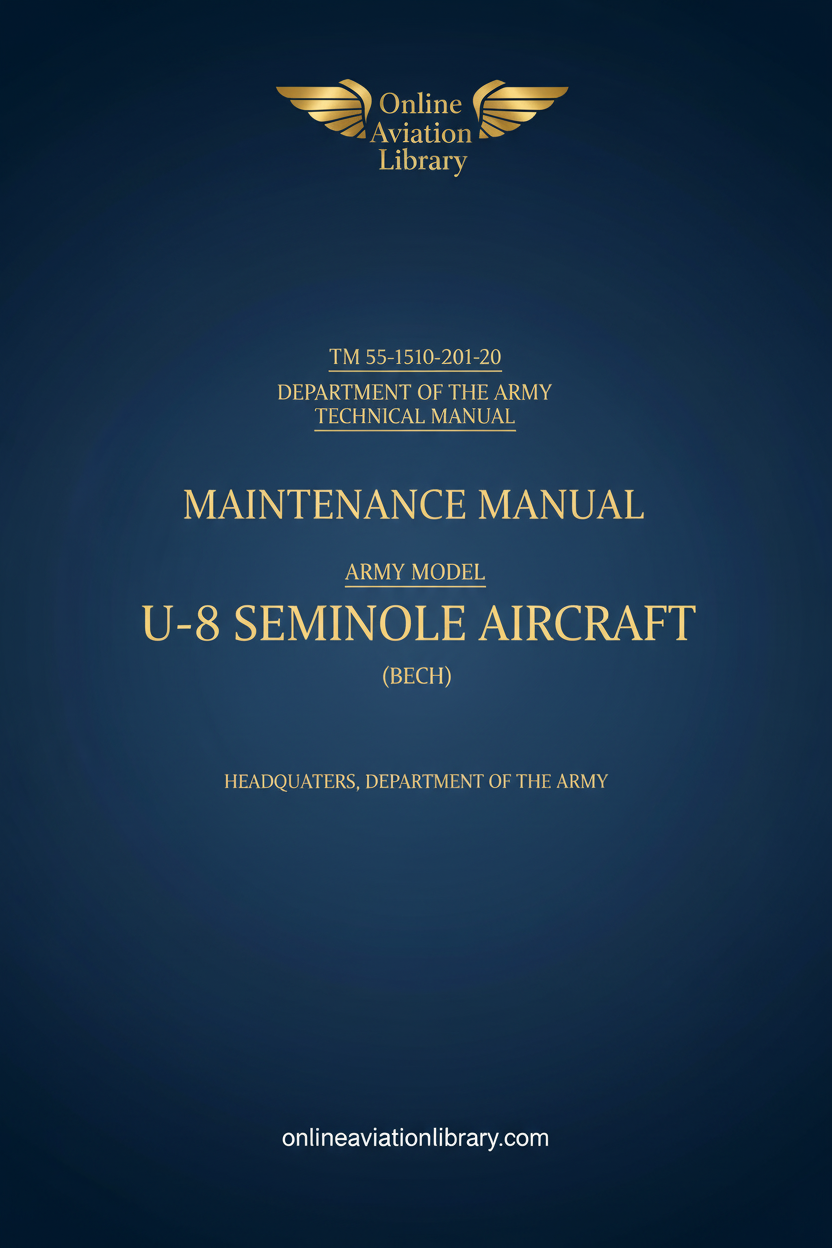 U-8 Seminole Maintenance Manual Cover