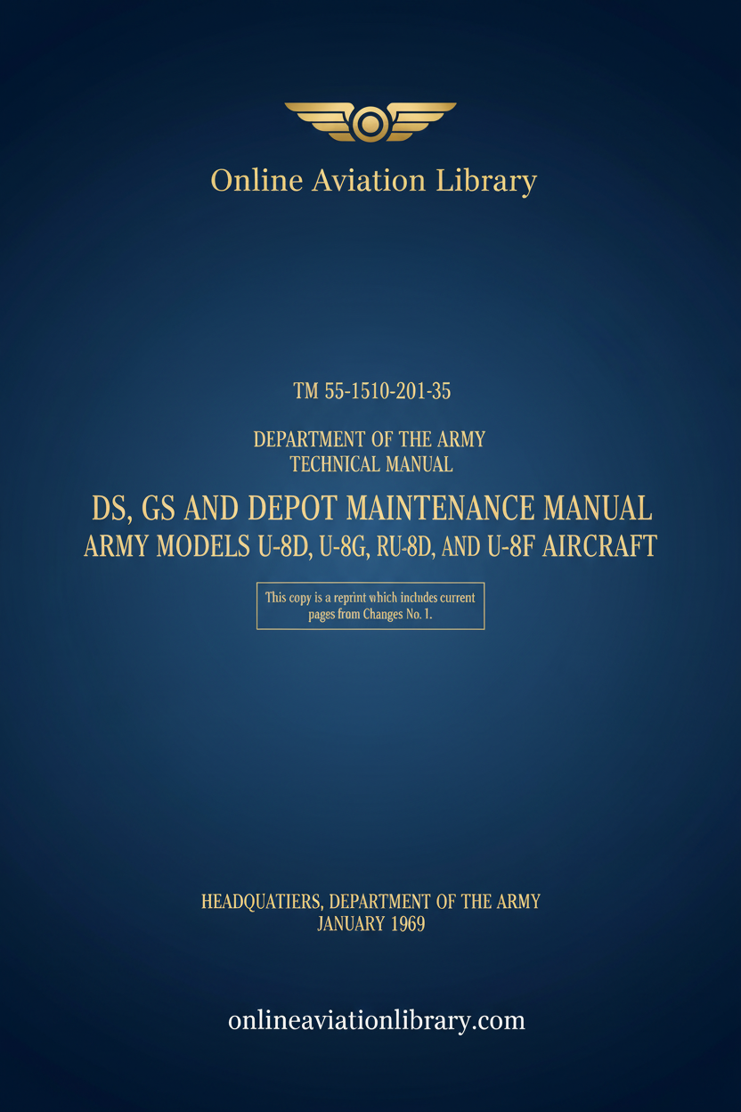 U-8D U-8G RU-8D U-8F Maintenance Manual Cover